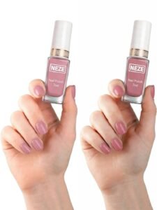 NEZE Nail Polish Combo Pack of 2 – Pink & Rose Pink | 7ml Each